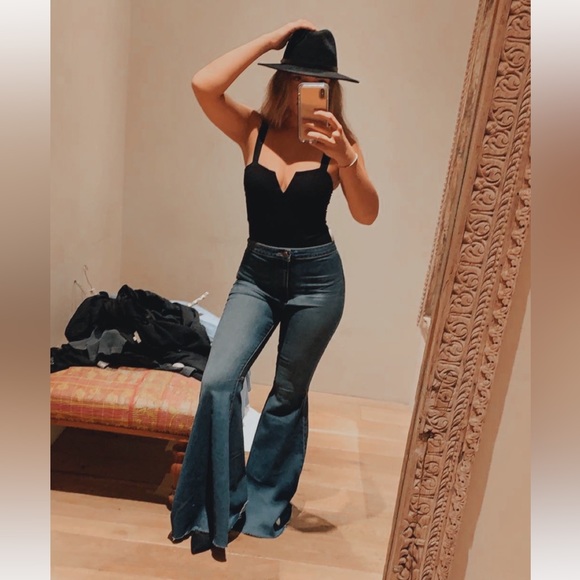 Free People Denim - We The Free Just Float On Flare Jeans NWOT